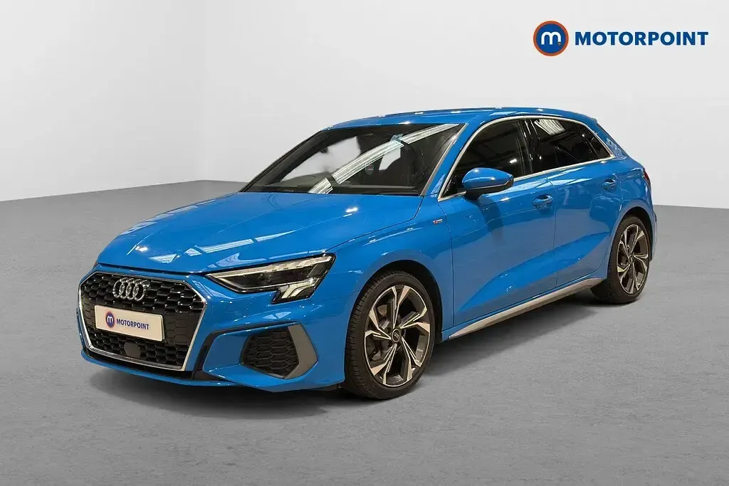 Used Audi A3 S-Line 2023 Blue Sedan