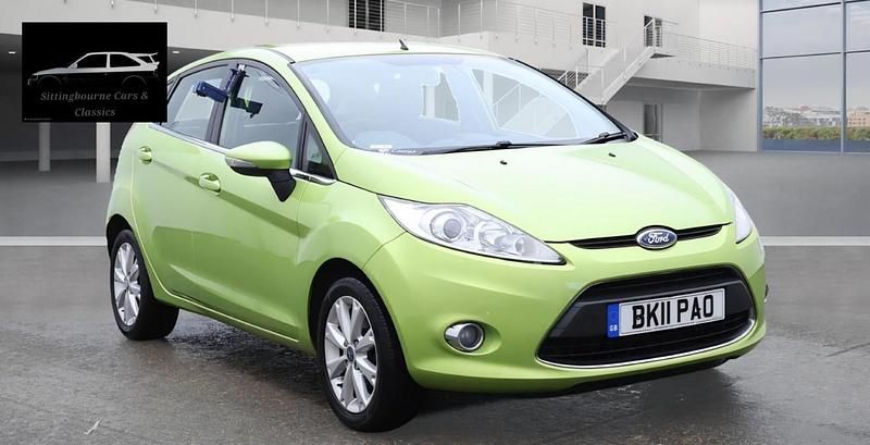 Green Used 2011 Ford Fiesta Zetec Hatchback | £3,295 (Fair price) - Image 1/4