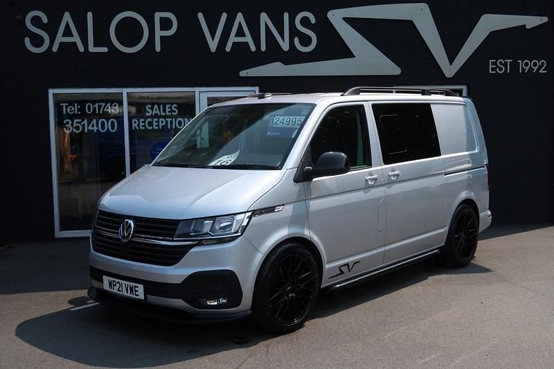 Silver Used 2021 VW T6.1 Highline Van | £24,995 - Image 1/4