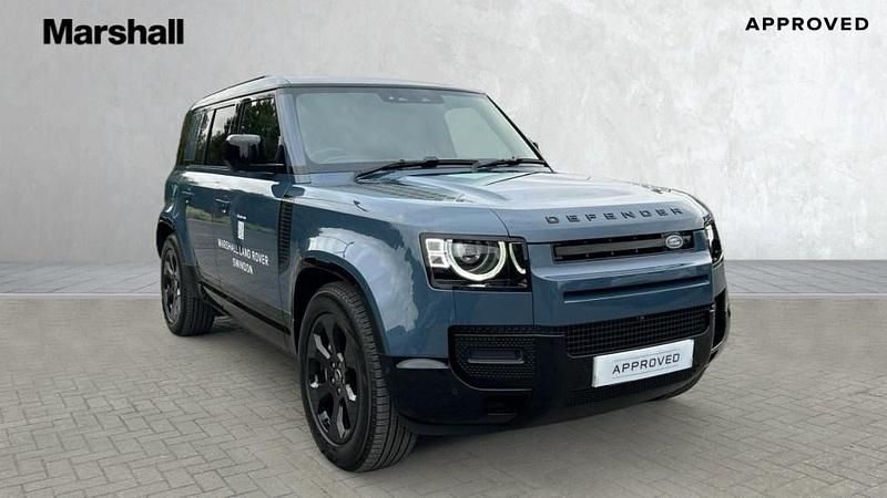 Blue Used 2025 Land Rover Defender SE Dynamic SUV | £75,747 (Expensive) - Image 1/4