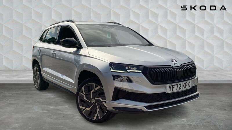 Silver Used 2022 Skoda Karoq SportLine SUV | £25,000 (Fair price) - Image 1/4