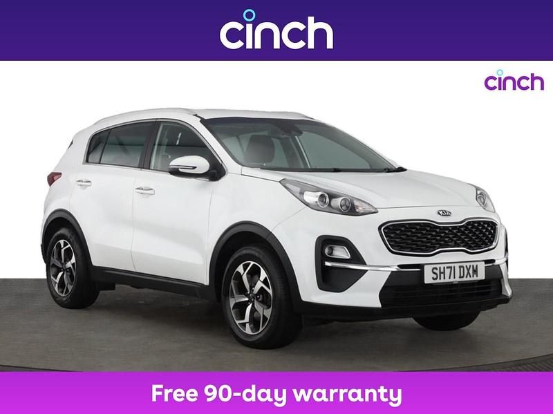 White Used 2021 Kia Sportage 2 SUV | £13,969 (Good price) - Image 1/3