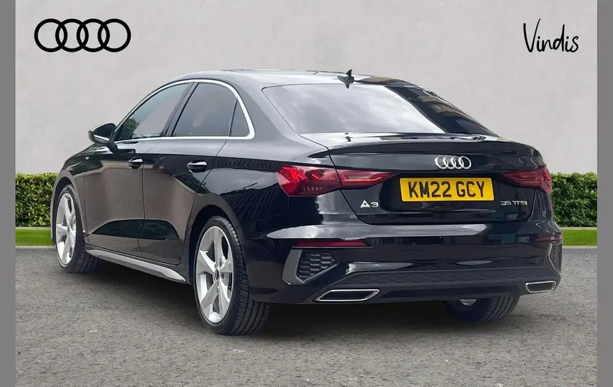 Used Audi A3 S-Line 147 HP (108 kW) 2022 Black Sedan