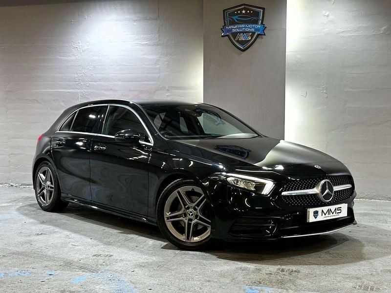 Used Mercedes A200 AMG Line Premium 163 HP (119 kW) 2020 Black Hatchback