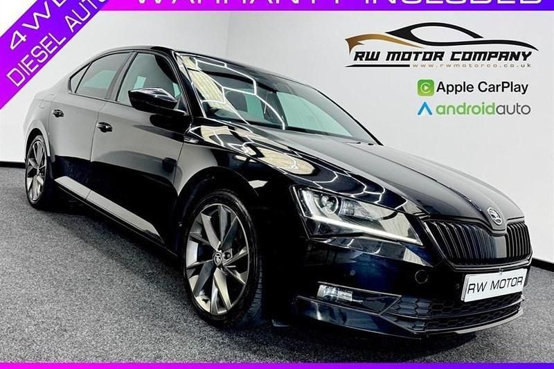 Black Used 2018 Skoda Superb SportlinePlus Hatchback | £14,992 (Fair price) - Image 1/1