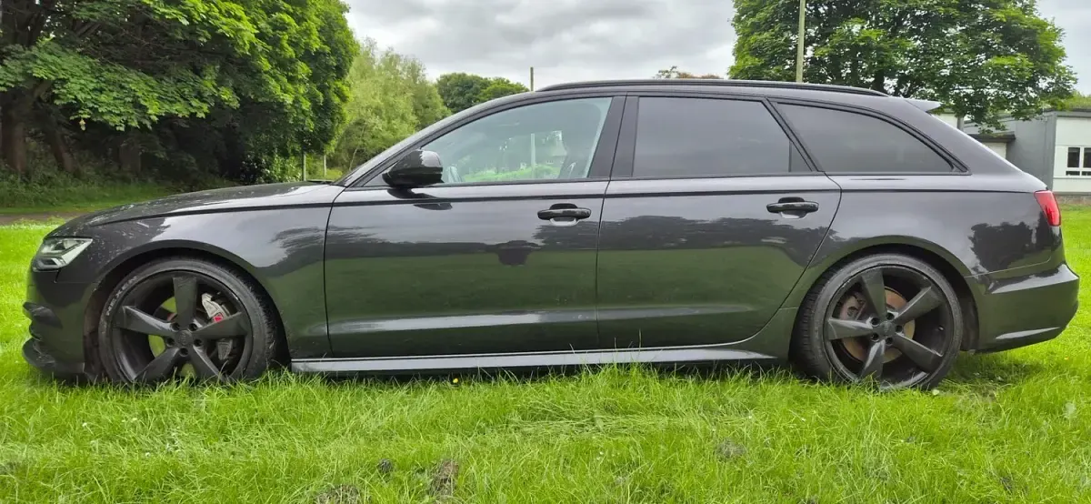 Used Audi A6 Black Edition 320 HP (235 kW) 2015 Grey Estate