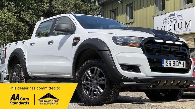 White Used 2019 Ford Ranger XL Pickup | £17,490 (Fair price) - Image 1/3