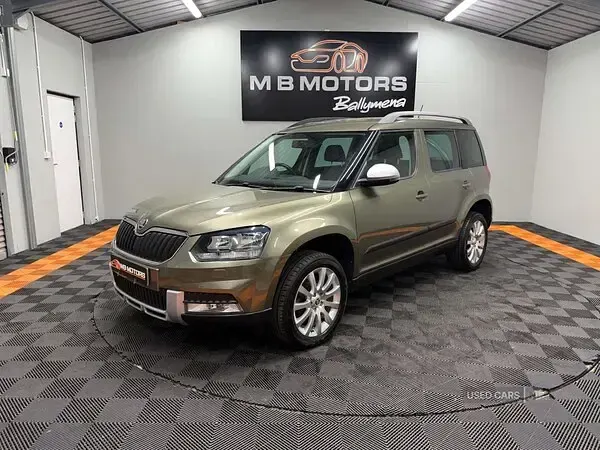 Used Skoda Yeti SE 110 HP (80 kW) 2016 Green SUV