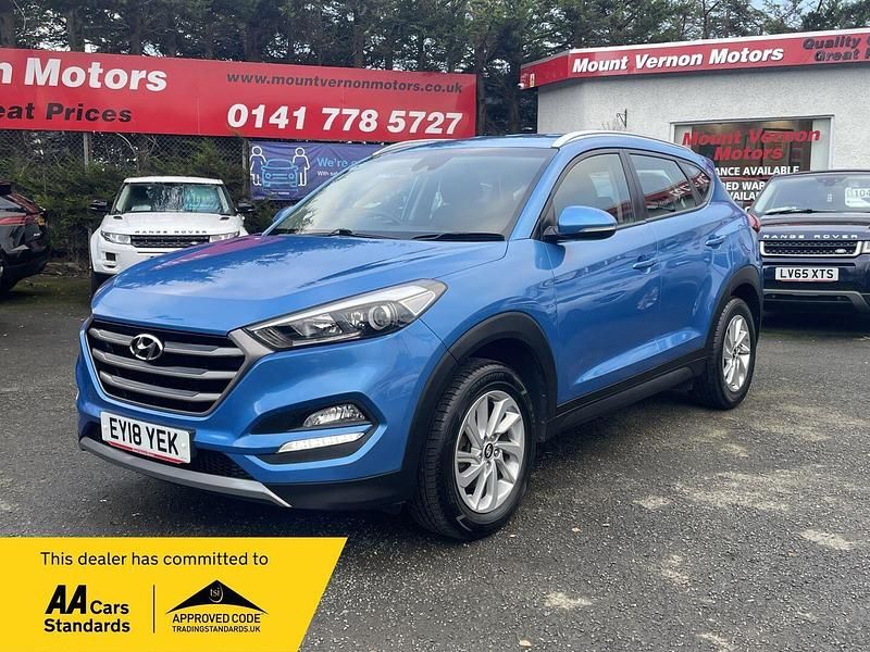 Blue Used 2018 Hyundai Tucson SE SUV | £9,995 (Good price) - Image 1/1