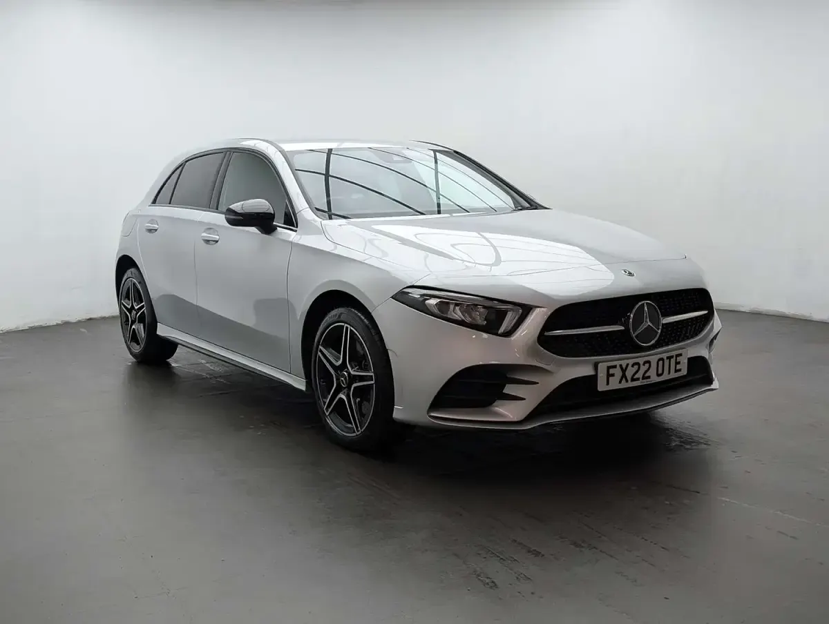 Used Mercedes A250 AMG line 2022 Silver Hatchback
