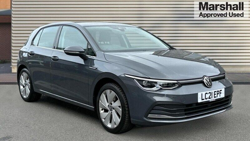 Grey Used 2021 VW Golf VIII Style Hatchback | £19,155 (Good price) - Image 1/4
