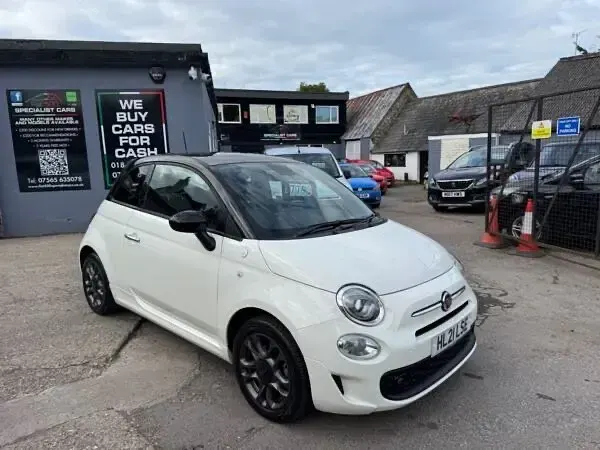 Used Fiat 500 2021 White black Hatchback