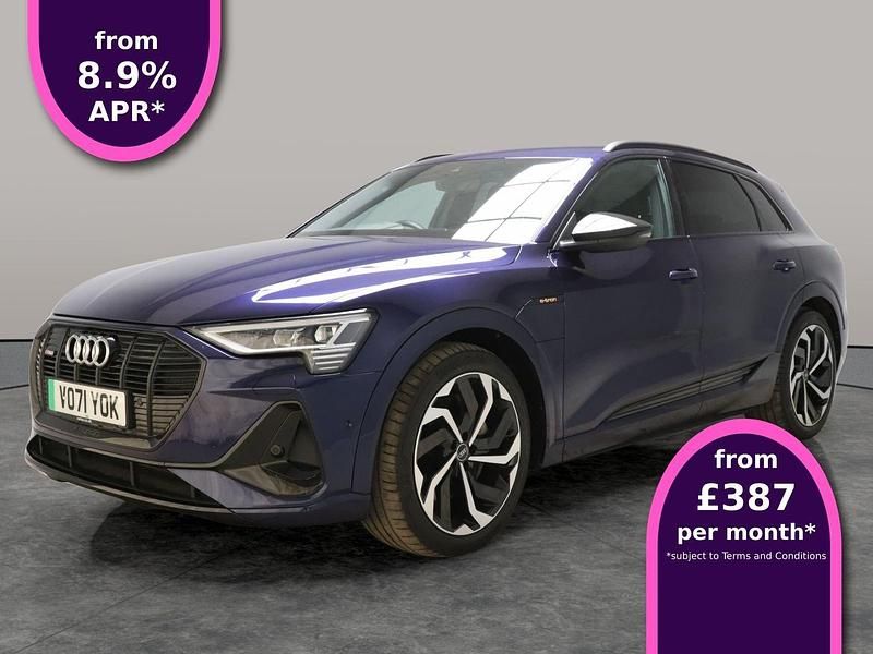 Blue Used 2021 Audi e-tron Black Edition SUV | £25,878 (Good price) - Image 1/3