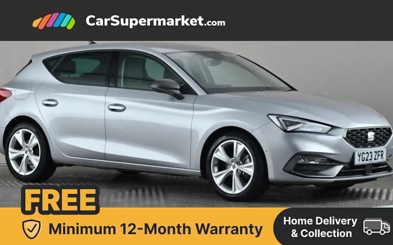 Silver Used 2023 Seat Leon FR Hatchback | £17,697 (Fair price) - Image 1/4