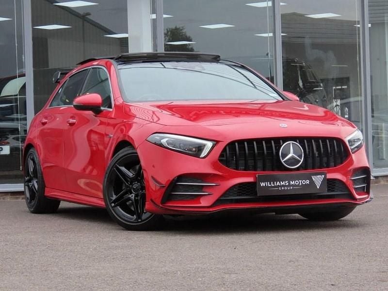 Used Mercedes A35 AMG Premium Plus 2019 Red Hatchback