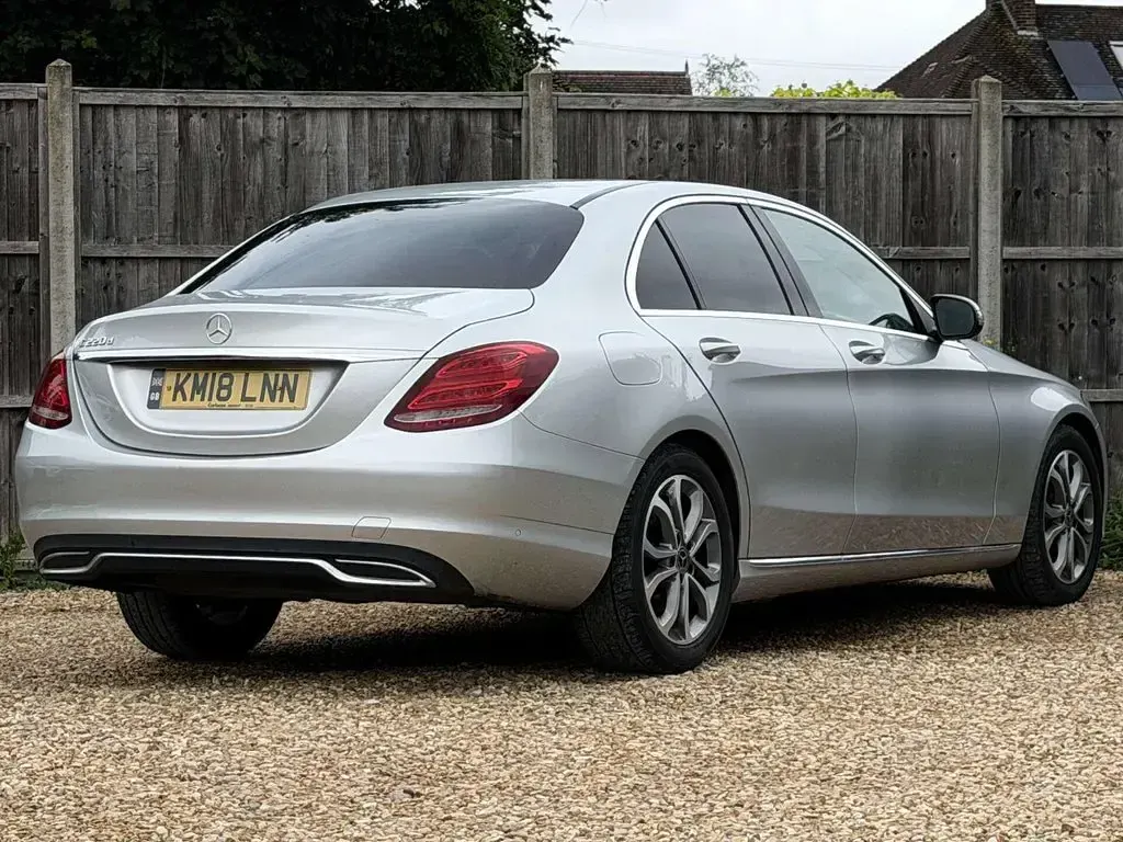 Used Mercedes C220 2018 Silver Sedan