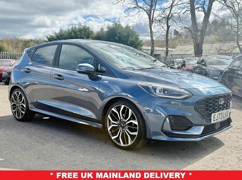 Used Ford Fiesta ST-Line X 125 HP (91 kW) 2023 Blue Hatchback