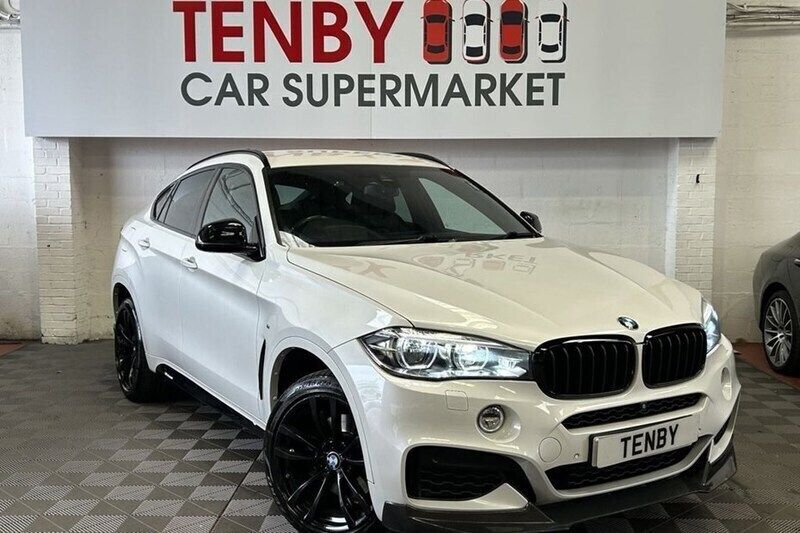 White Used 2017 BMW X6 M Sport SUV | £22,795 (Good price) - Image 1/1