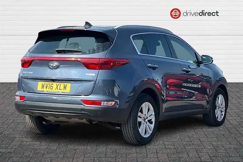 Used Kia Sportage 114 HP (83 kW) 2016 Blue SUV