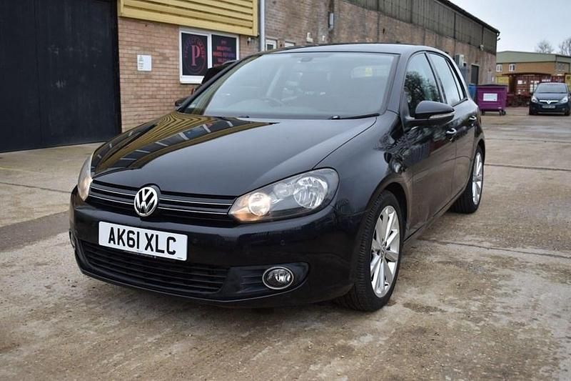 Used VW Golf VII Match 122 HP (89 kW) 2012 Black Hatchback
