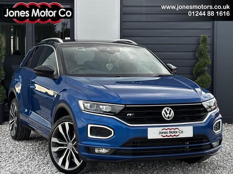 Blue Used 2020 VW T-Roc R-line SUV | £19,995 (Fair price) - Image 1/4