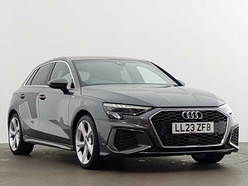 Grey Used 2023 Audi A3 S-Line Hatchback | £21,998 (Fair price) - Image 1/4