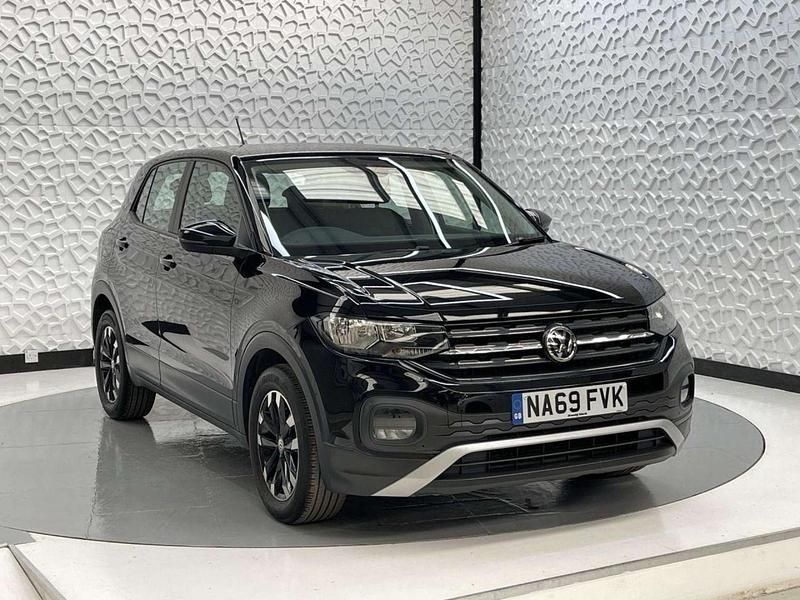 Black Used 2019 VW T-Cross S SUV | £12,150 (Good price) - Image 1/4