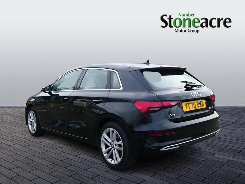 Used Audi A3 Sportback Sport 150 HP (110 kW) 2020 Black Hatchback