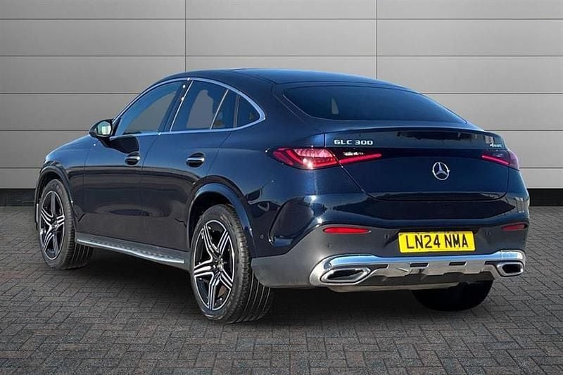 Used Mercedes GLC300 AMG Line Premium 258 HP (189 kW) 2024 Nautic blue Coupe