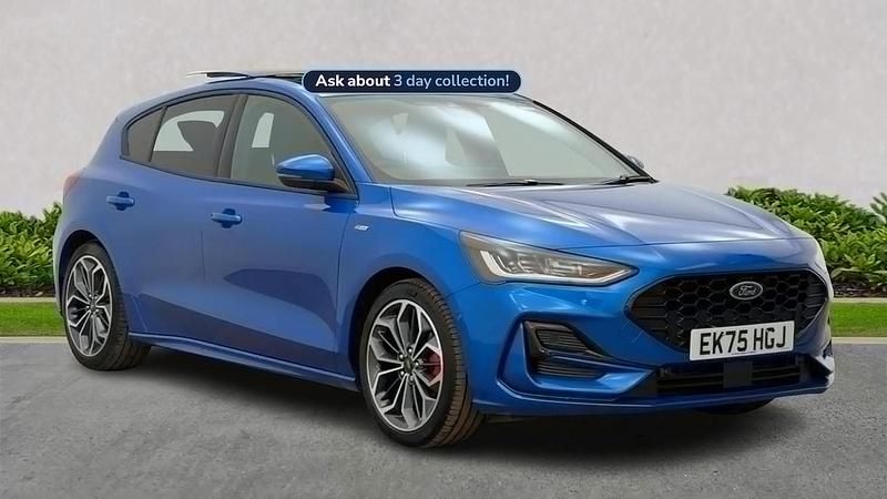 New Ford Focus ST-Line X 155 HP (114 kW) 2025 Blue Hatchback