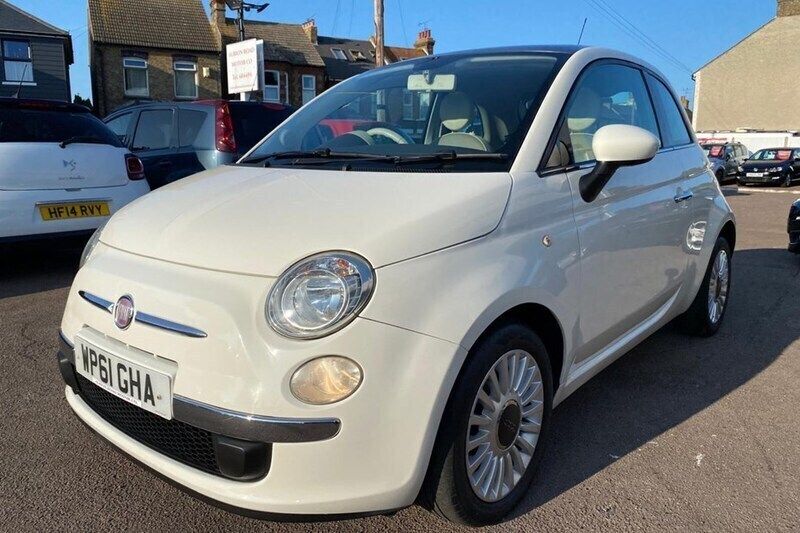 White Used 2012 Fiat 500 Lounge Hatchback | £3,995 (A bit pricey) - Image 1/1