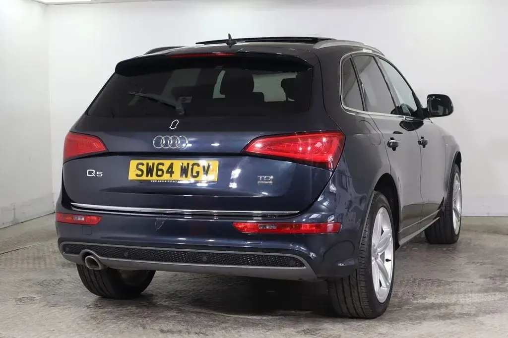 Used Audi Q5 S-line plus 177 HP (130 kW) 2014 Blue SUV