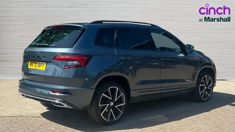 Used Skoda Karoq SportLine 150 HP (110 kW) 2020 Grey SUV