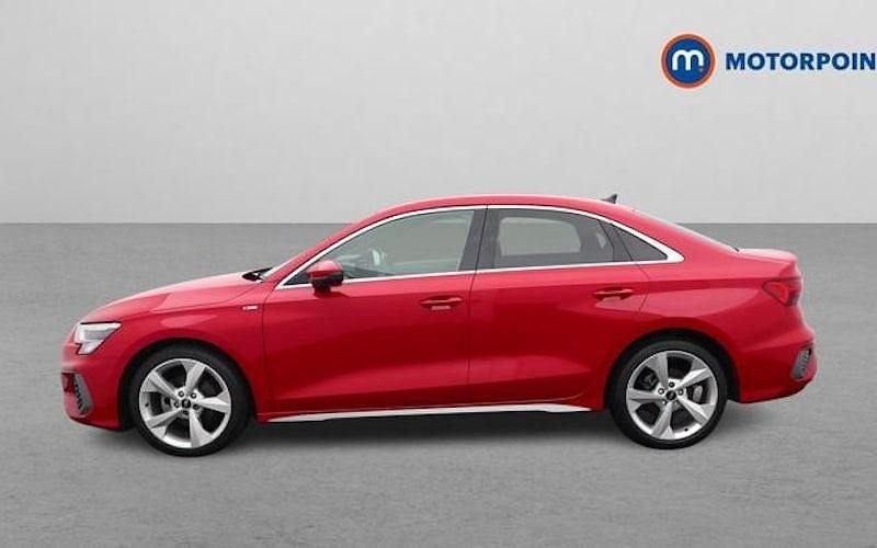 Used Audi A3 S-Line 116 HP (85 kW) 2021 Red Sedan