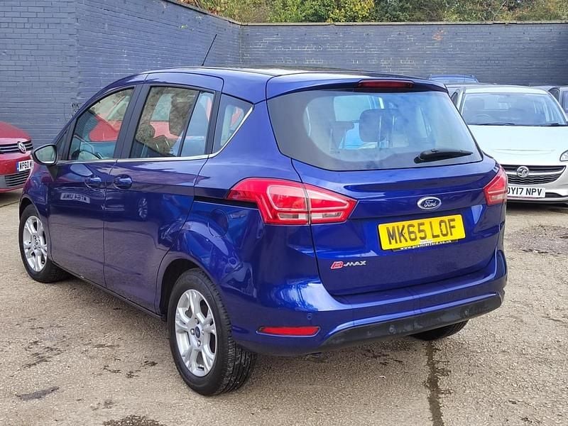 Used Ford B-MAX Zetec 103 HP (75 kW) 2015 Blue MPV