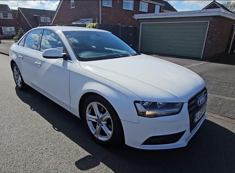 Used Audi A4 2013 White Sedan