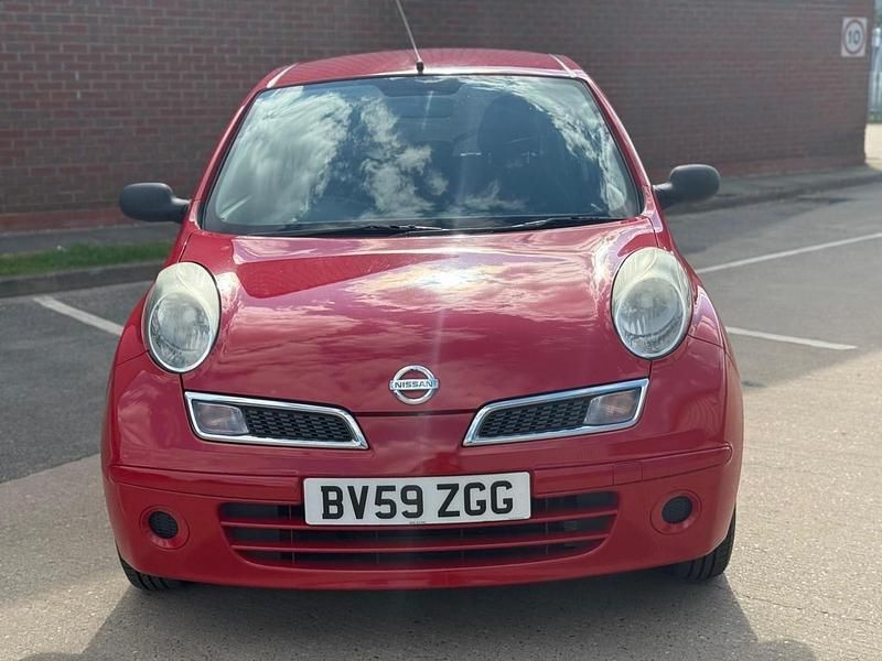 Red Used 2009 Nissan Micra Visia Hatchback | £1,399 (Good price) - Image 1/4