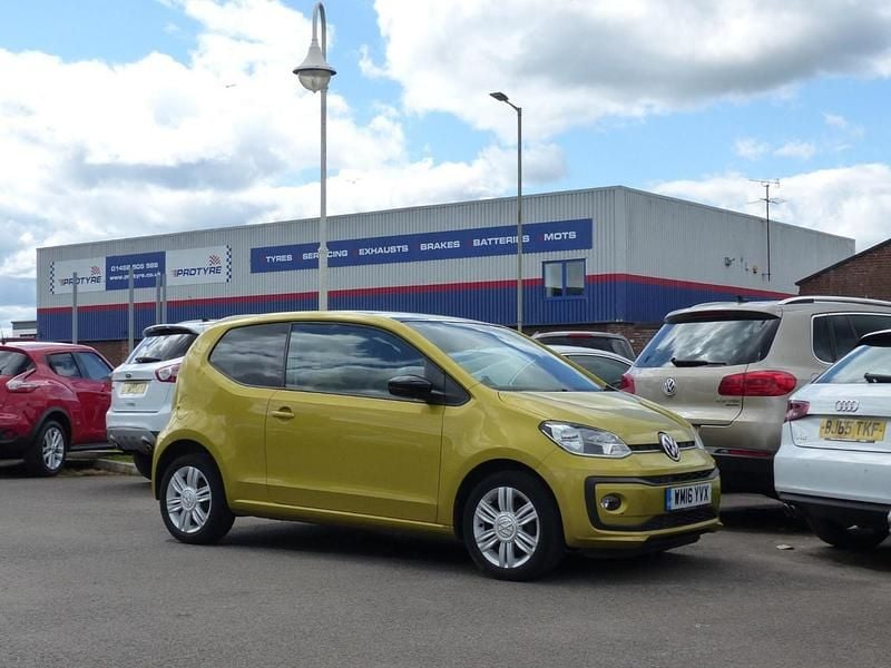 Yellow Used 2016 VW up! high up! Hatchback | £5,875 (Fair price) - Image 1/4