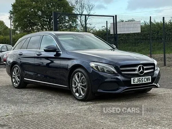 Used Mercedes C220 Premium 170 HP (125 kW) 2015 Blue Estate