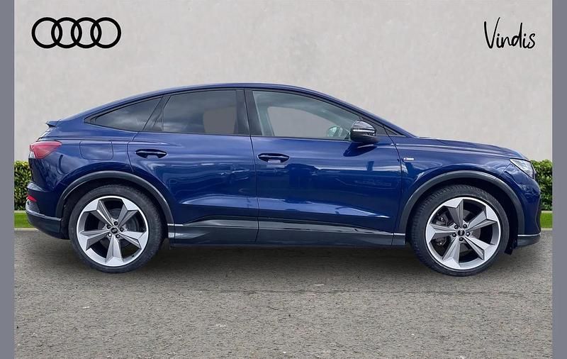 Used Audi Q4 Sportback e-tron Black Edition 150 kW (204 HP) 2024 Blue SUV