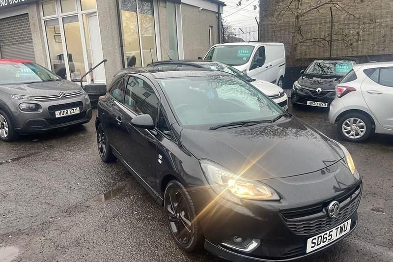 Used Vauxhall Corsa Edition 70 HP (51 kW) 2015 Black Hatchback