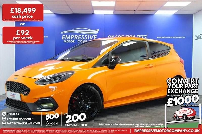 Used Ford Fiesta Performance Edition 200 HP (147 kW) 2020 Orange Hatchback