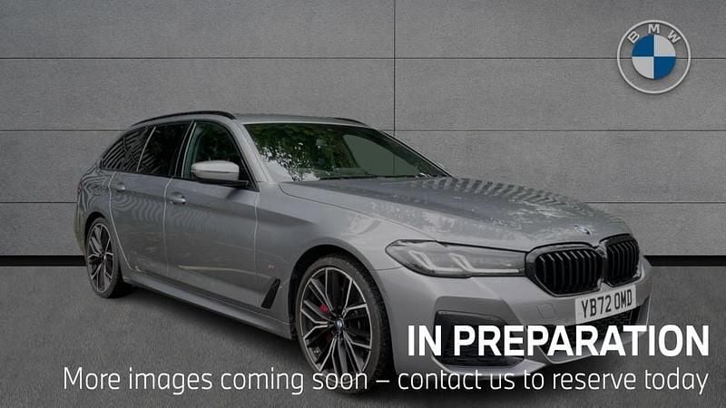 Grey Used 2022 BMW 520 M Sport Estate | £34,490 - Image 1/4