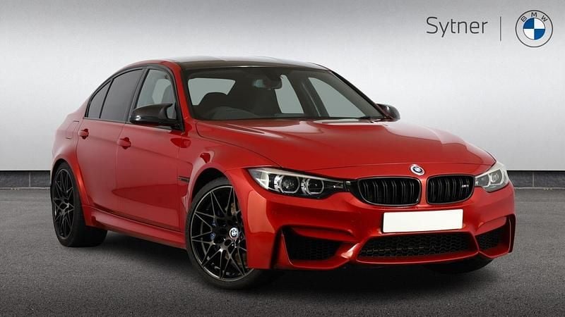 Used BMW M3 Competition Edition 444 HP (326 kW) 2017 Orange Sedan