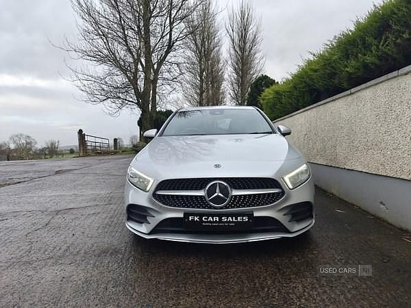 Used Mercedes A200 AMG line 150 HP (110 kW) 2019 Silver Hatchback