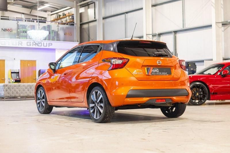 Used Nissan Micra Tekna 90 HP (66 kW) 2018 Orange Hatchback