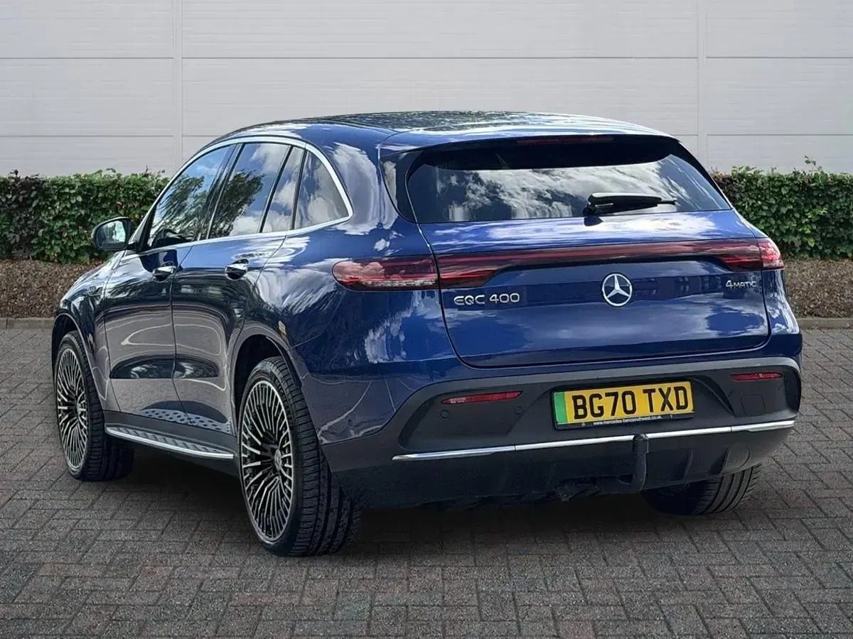 Used Mercedes EQC400 AMG Line Premium 300 kW (408 HP) 2020 Blue SUV