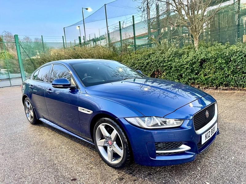 Blue Used 2015 Jaguar XE R-Sport Sedan | £6,489 (A bit pricey) - Image 1/4