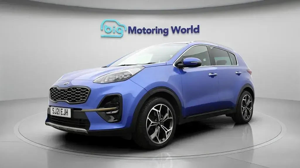 Used Kia Sportage GT-Line 134 HP (98 kW) 2021 Blue SUV
