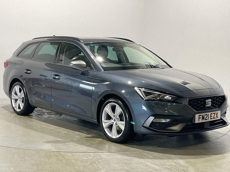 Used Seat Leon FR 130 HP (95 kW) 2021 Grey Estate